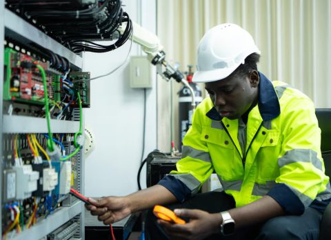 portrait-technician-working-with-digital-multimeter-test-electrical-system_159755-11498